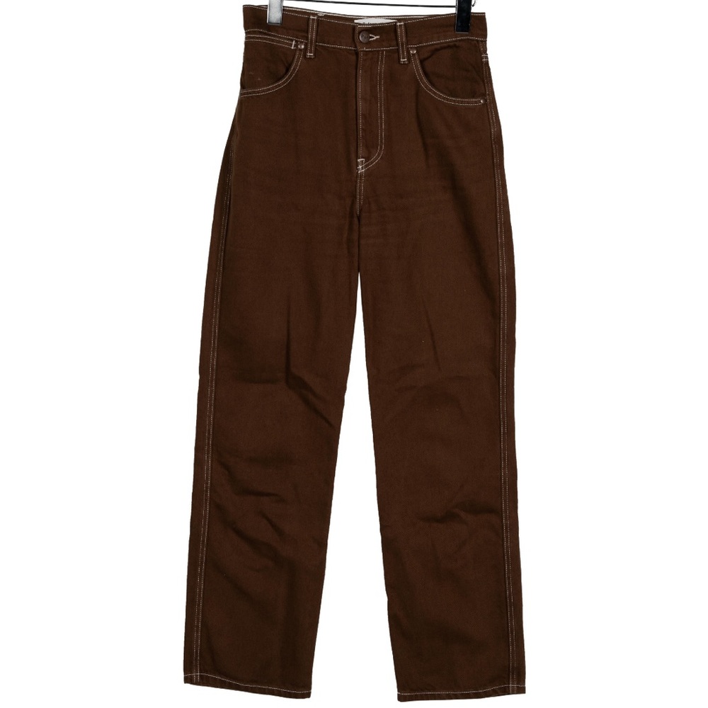 Reformation brown cowboy jeans
